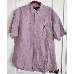 •Ralph Lauren• Plaid Short Sleeve Shirt